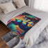 420 Cat Nip Session - Rave Minky Blanket - Home Decor