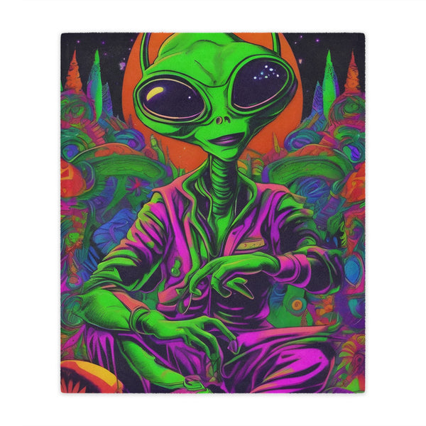 Alien Glover - Minky Blanket - 50 × 60 - Home Decor