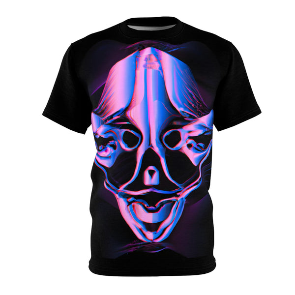 Alien Planetary Visionz - Mens Tshirt - Black stitching / 6