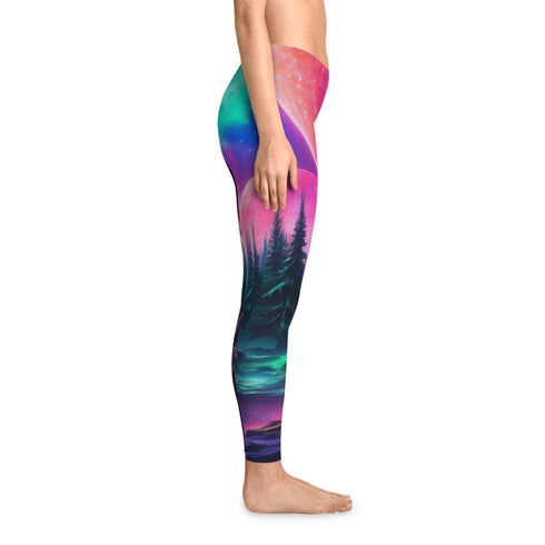 Another Planet Awaits - Stretchy Leggings (AOP) - All Over