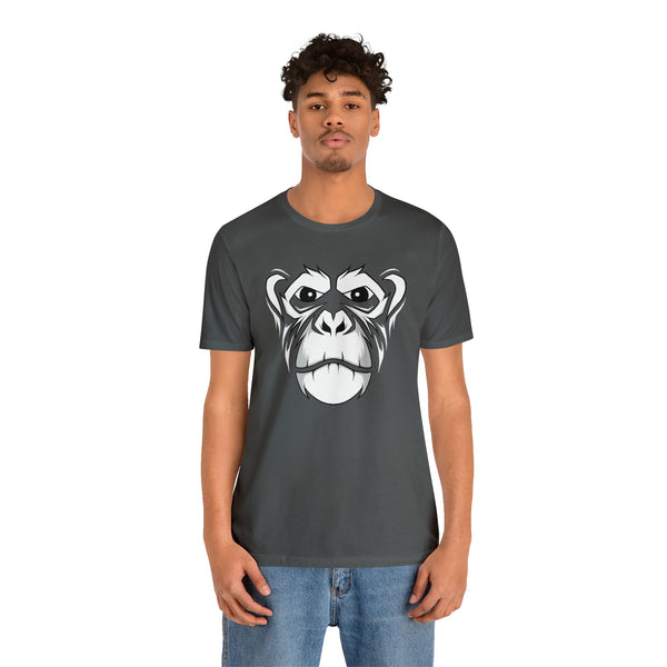 Ape Face - Mens Tee - Asphalt / M - T-Shirt