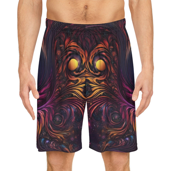 Cosmic Portal - Rave Shorts (AOP) - Seam thread color