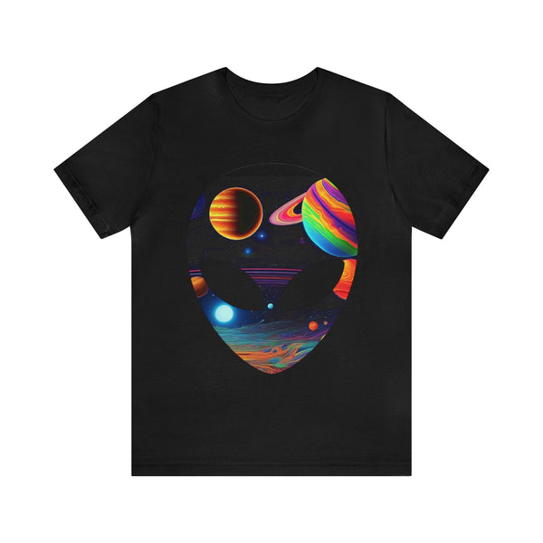 Deep Space Alien Thoughts - Mens Tshirt - Black / S -