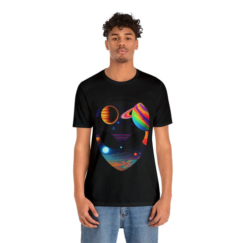 Deep Space Alien Thoughts - Mens Tshirt - T-Shirt