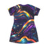 Dreamstate Cyber Nova - T-Shirt Dress (AOP) - All Over