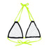 Go Hard Bikini - Strappy Triangle Bikini Top (AOP) - All