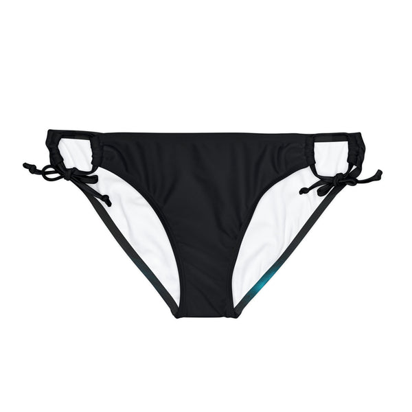 Good Vibes Only - Loop Tie Side Bikini Bottom (AOP) - XS /
