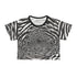 Infinity and Beyond - Crop Tee (AOP) - Black stitching / S -