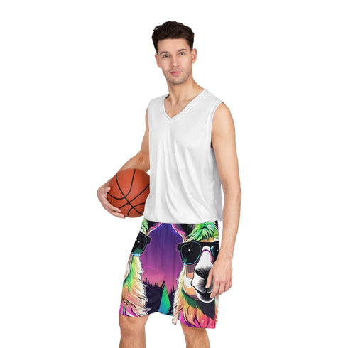 LLama Psychedelic - Mens Trippy Shorts (AOP) - All Over