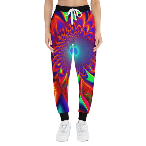 Lost in a Spiral Athletic Joggers (AOP) - All Over Prints