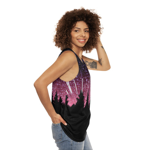 Majestic Forest - Womens Tank - L - All Over Prints