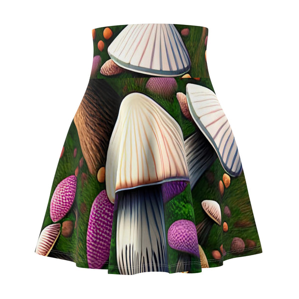 Mushroom Story Time - Women’s Skater Skirt (AOP) - L / 4 oz.