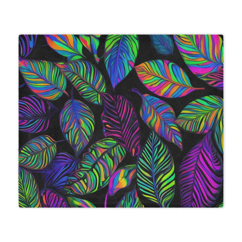 Nocturnal Leafs - Minky Blanket - Home Decor
