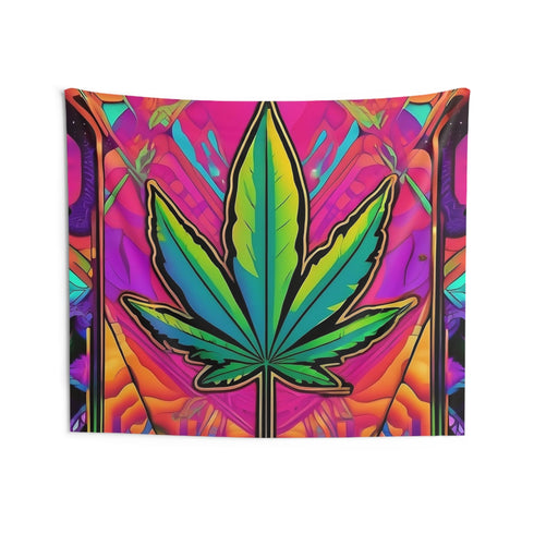 One Big Stoner Leaf - Wall Tapestry - Home Decor