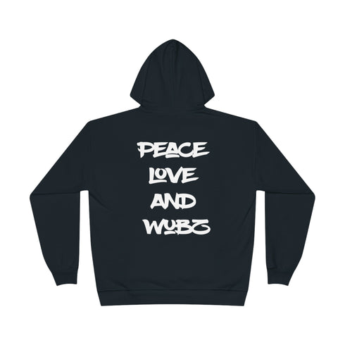 Peace Love and Wubz - EDM Pullover Hoodie Sweatshirt -