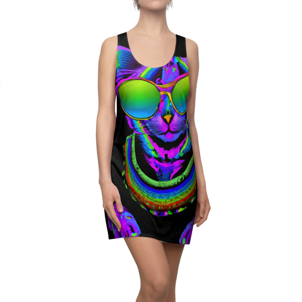 Pulse Puss: A Psychedelic Cat Raver Edition - Women’s Cut &