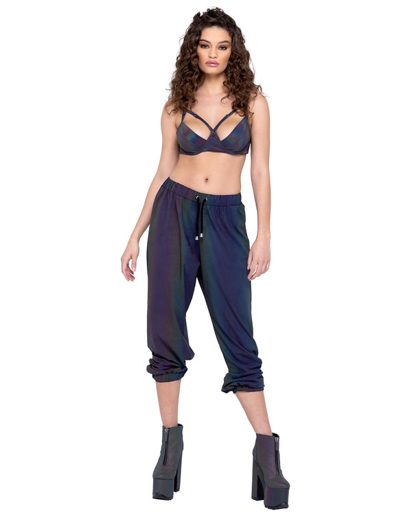 Reflective Joggers - mens / womens Rave Joggers - Small /