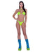 6413 - Sequin Bikini Top One Size / Neon Yellow