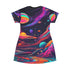 That Space Glow - T-Shirt Dress (AOP) - All Over Prints