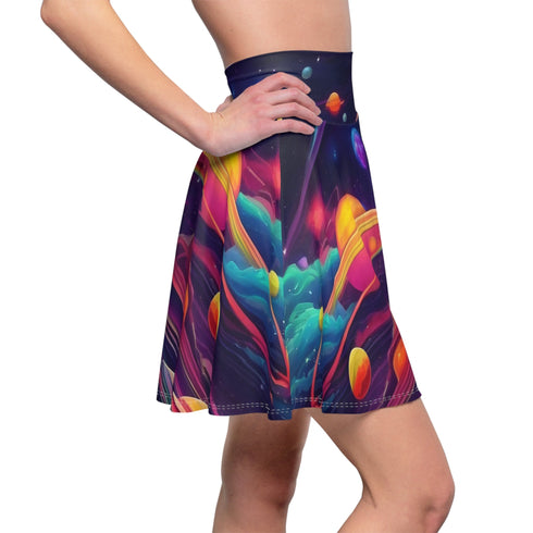 That Space Glow - Womens Skirt - All Over Prints