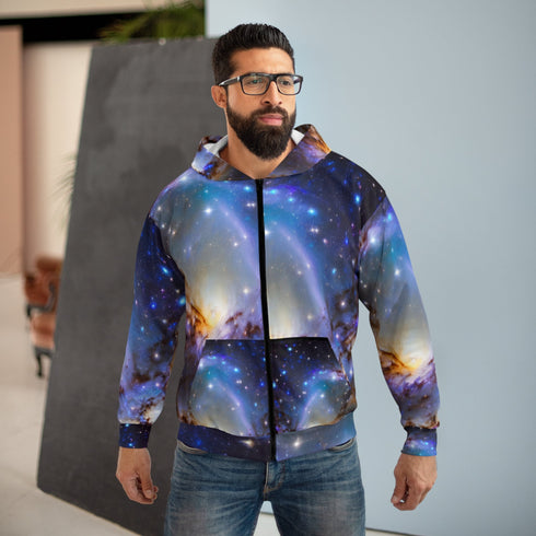 The Entire Universe Awaits - Zip Hoodie (AOP) - All Over