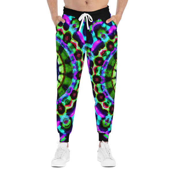 The lost glow rave - Athletic Joggers (AOP) - S / Seam