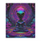 The Zen Alien - Minky Blanket - 50 × 60 - Home Decor