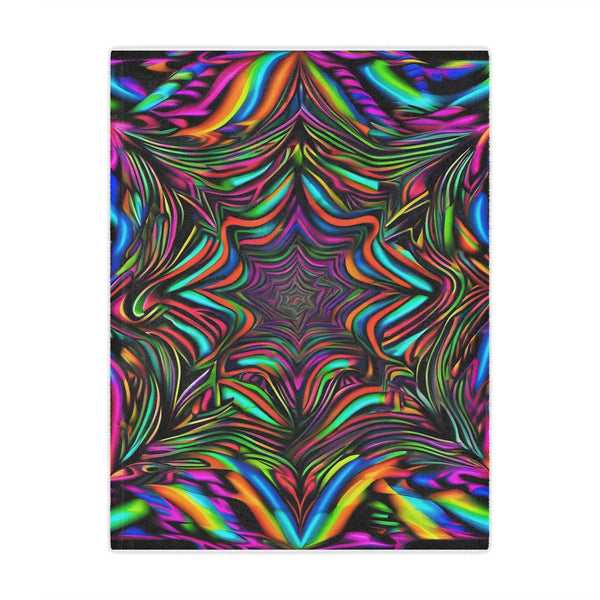 Trippy Star Sauced - Minky Blanket - 30 × 40 - Home Decor