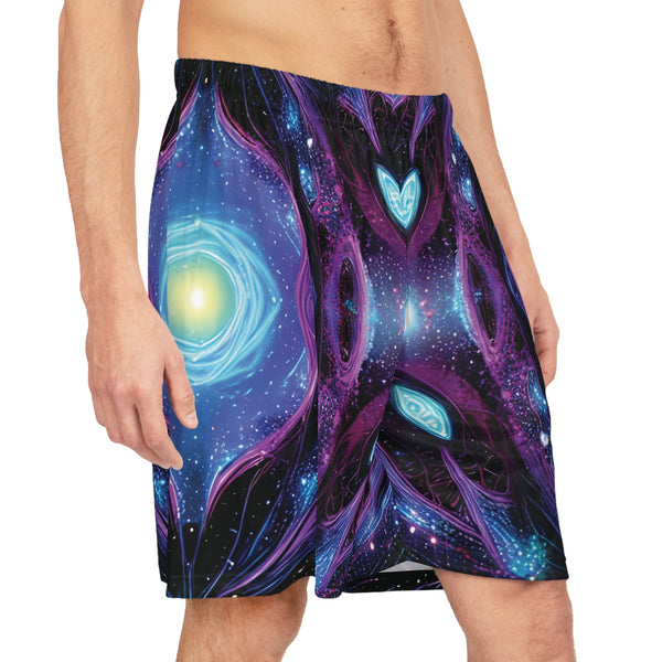 We Keep on Dreaming - Rave Shorts (AOP) - Seam thread color