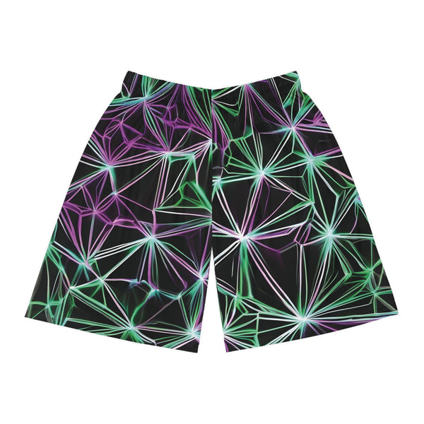 Your Brain On - Rave Shorts (AOP) - Seam thread color