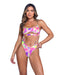 6470 - Shimmer Multi - Colored Underboob Romper Small