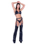 6488 - 2PC Faux Leather Bikini Set