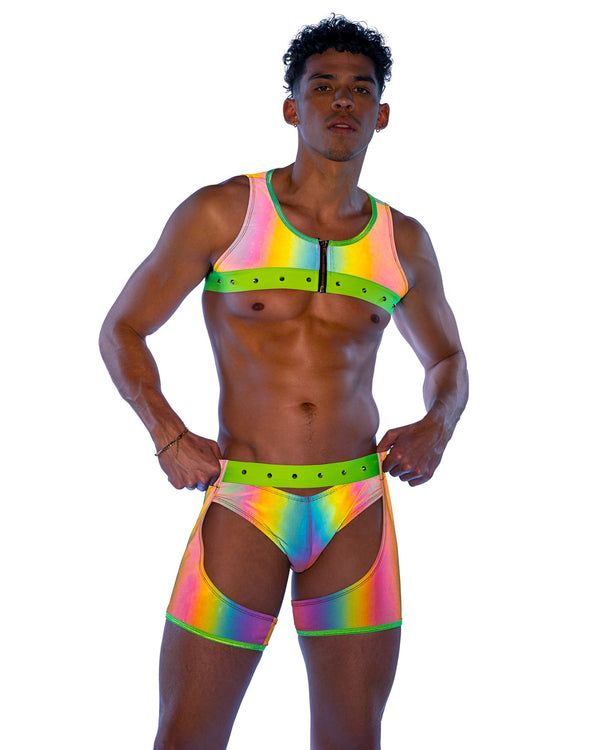 6534 - Reflective Briefs Small / Multi/Lime