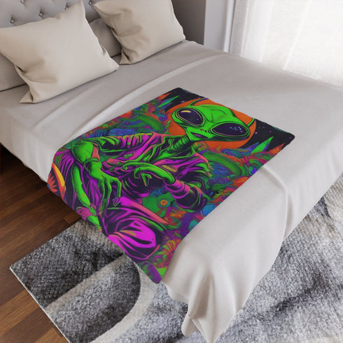 Alien Glover - Minky Blanket - Home Decor