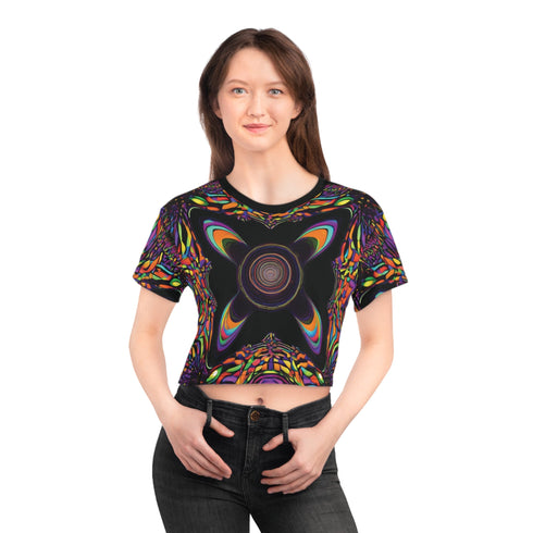 Bass Pod - Crop Tee (AOP) - All Over Prints