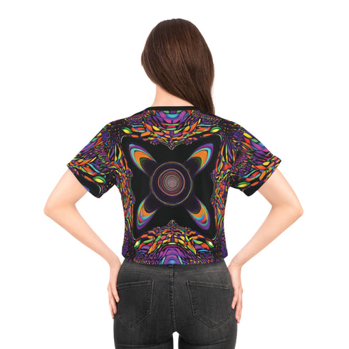 Bass Pod - Crop Tee (AOP) - All Over Prints