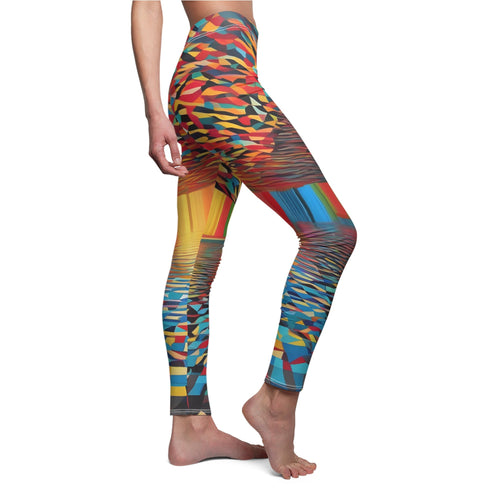 Block Trip - Womens Leggings Trippy (AOP) - All Over Prints