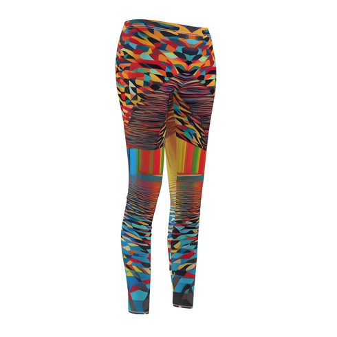 Block Trip - Womens Leggings Trippy (AOP) - All Over Prints