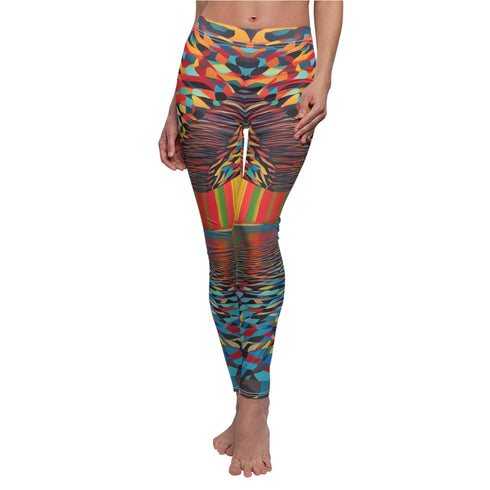 Block Trip - Womens Leggings Trippy (AOP) - All Over Prints