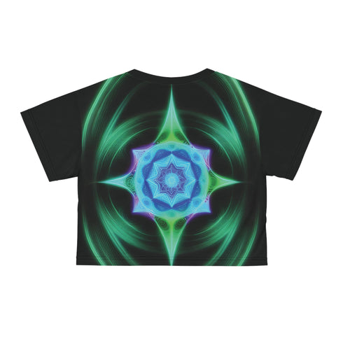 Bound by Music - Rave Crop Tee (AOP) - All Over Prints