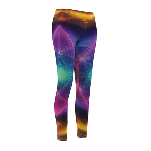 Celestial Crescendo - Women’s Cut & Sew Casual Leggings