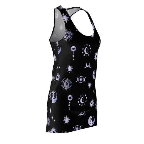 Celestial Pattern - Women’s Cut & Sew Racerback Dress (AOP)