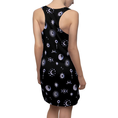 Celestial Pattern - Women’s Cut & Sew Racerback Dress (AOP)