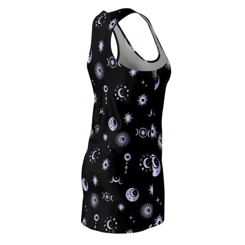 Celestial Pattern - Women’s Cut & Sew Racerback Dress (AOP)