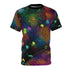 Comis Swirl - Mens Rave Tshirt (AOP) - Black stitching / 4