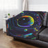 Cosmic Glow Painter - Minky Blanket - Home Decor