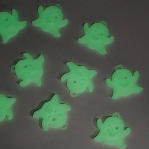 Crazy Ghost Pendeant  | kandi beads | 10 pcs