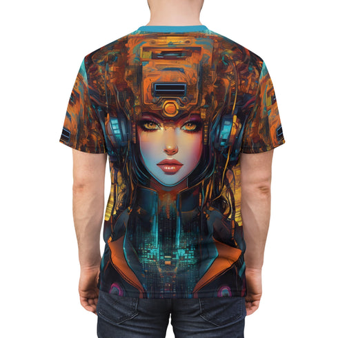 Cyber Punk Goddess - Rave T-Shirt(AOP) - All Over Prints