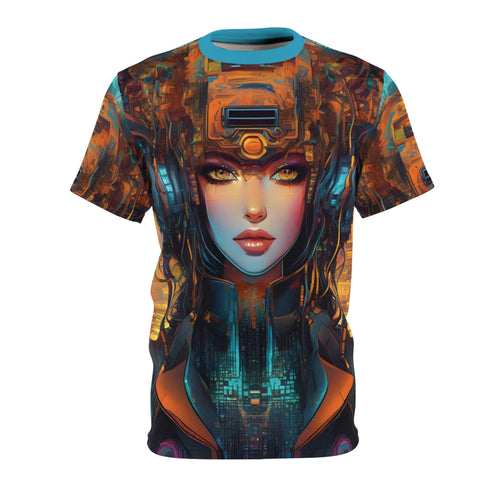 Cyber Punk Goddess - Rave T-Shirt(AOP) - All Over Prints