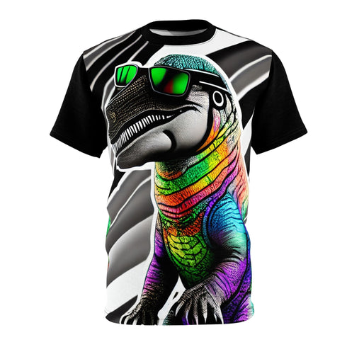 Dino Raver - Mens Tshirt - Black stitching / 4 oz. / S - All